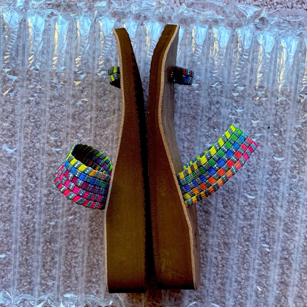 NWOT. Corkys multi colored sandals. - Picture 4 of 5